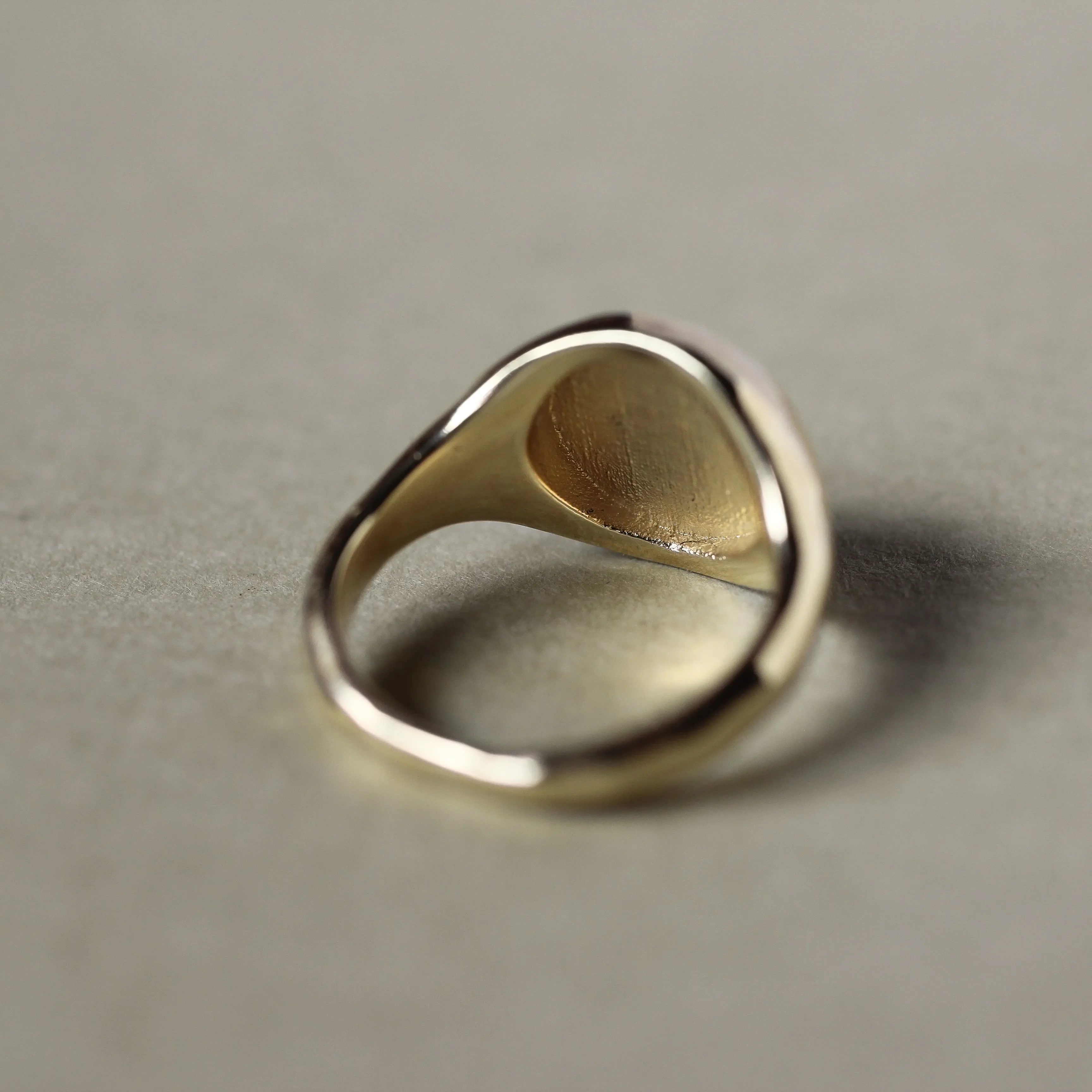 9ct Gold Saint Christopher Signet Ring - Image 4